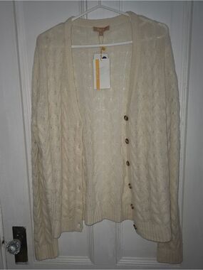 Kier + J 100% Cashmere Cardigan